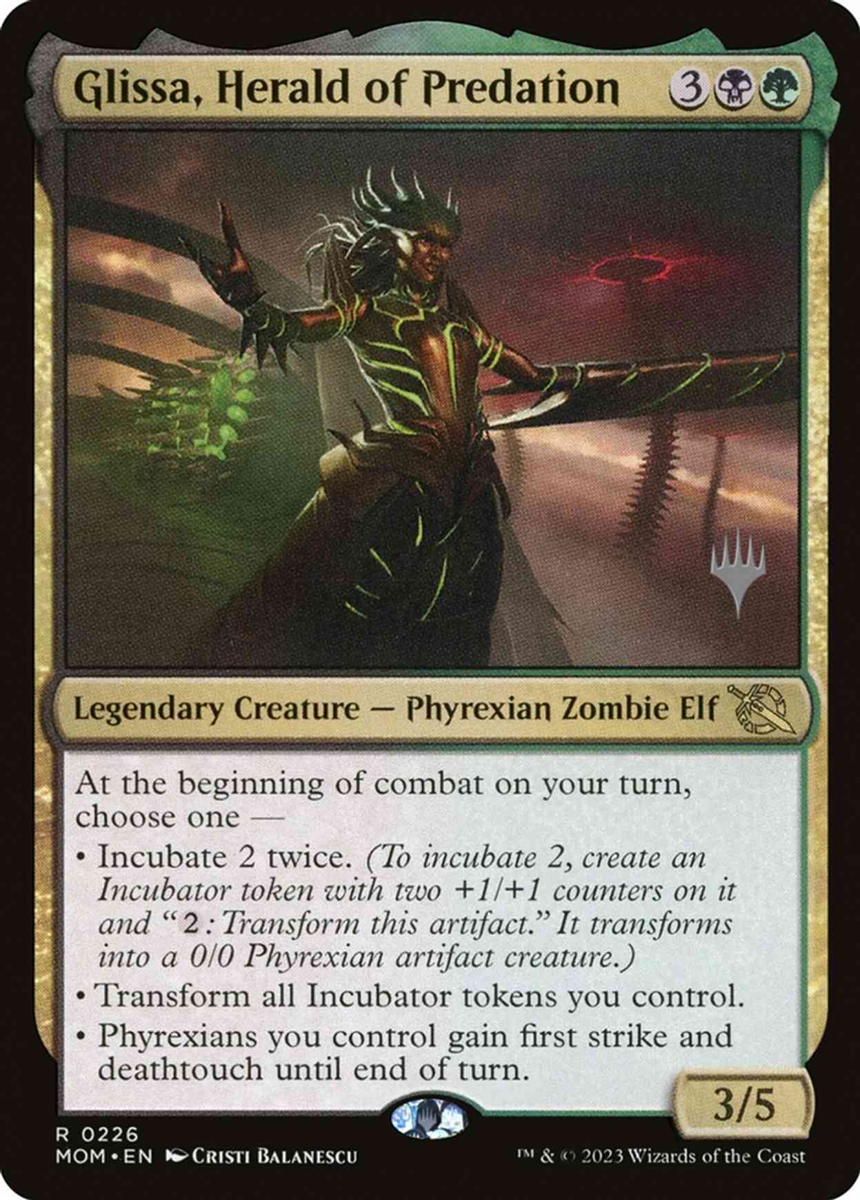 Glissa, Herald of Predation magic card front