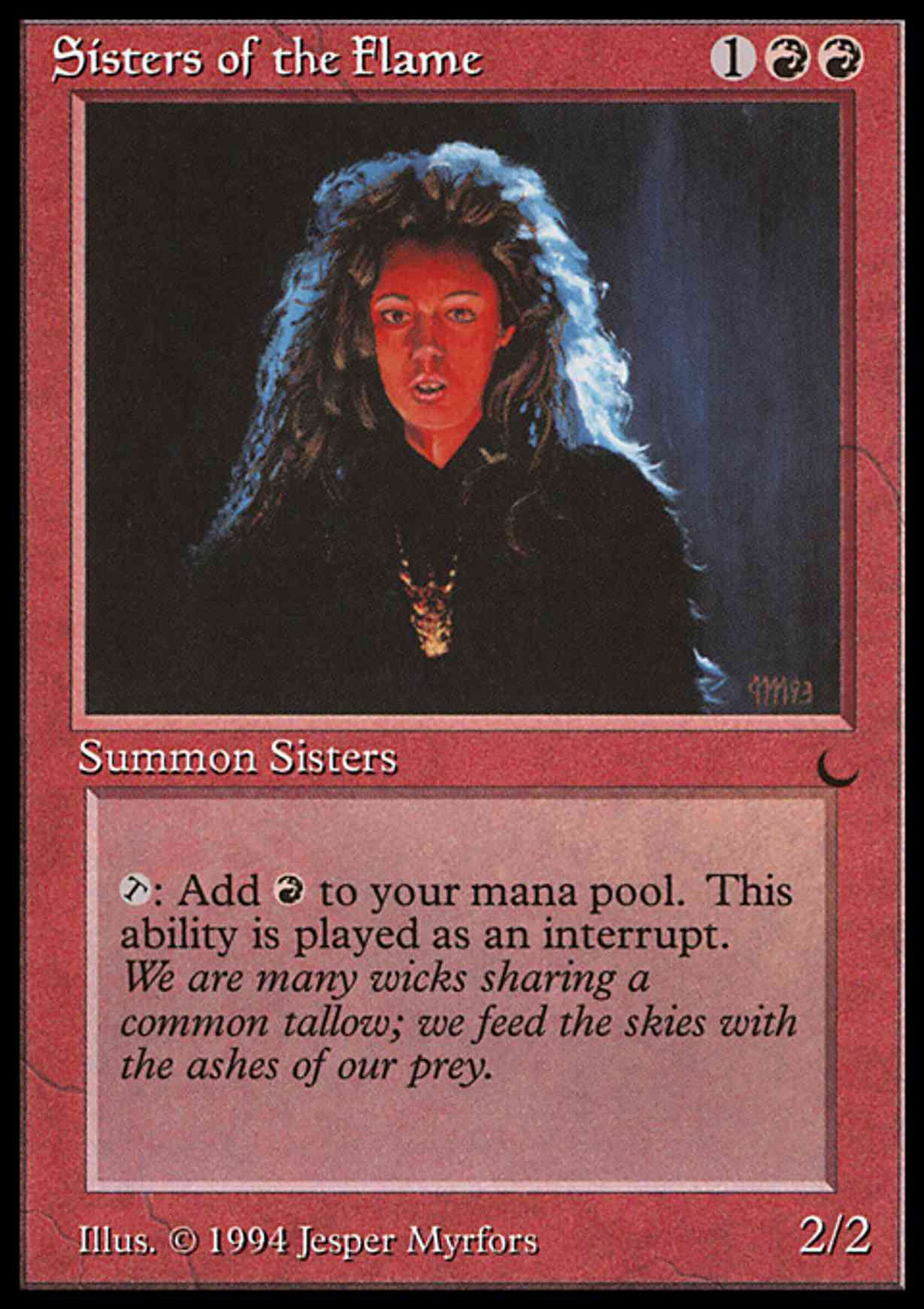 Sisters of the Flame magic card front