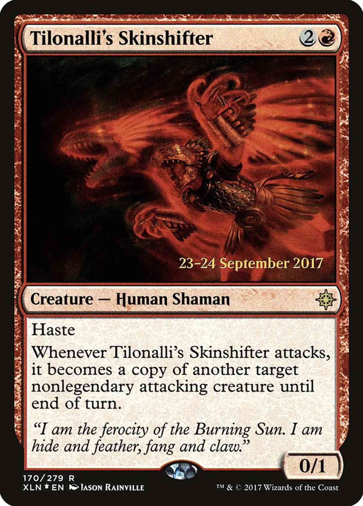 Tilonalli's Skinshifter magic card front