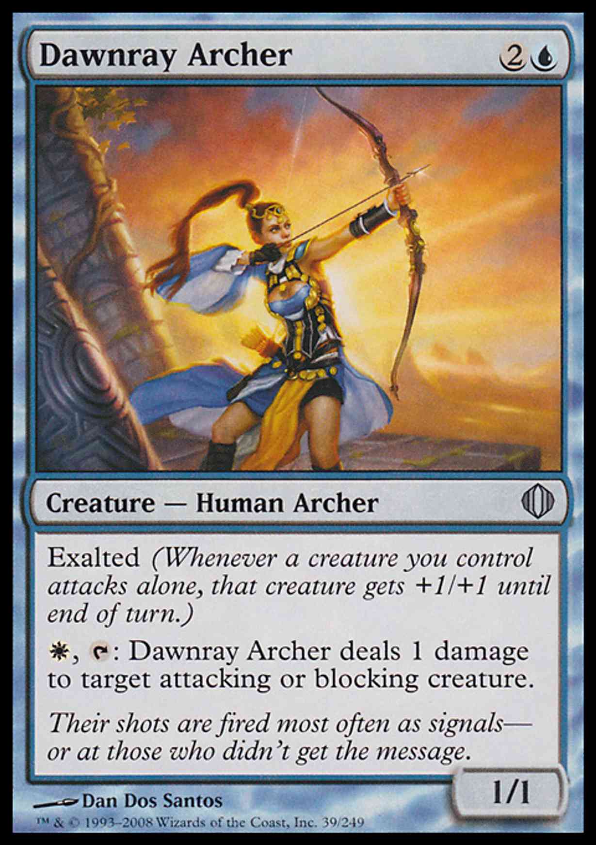 Dawnray Archer magic card front