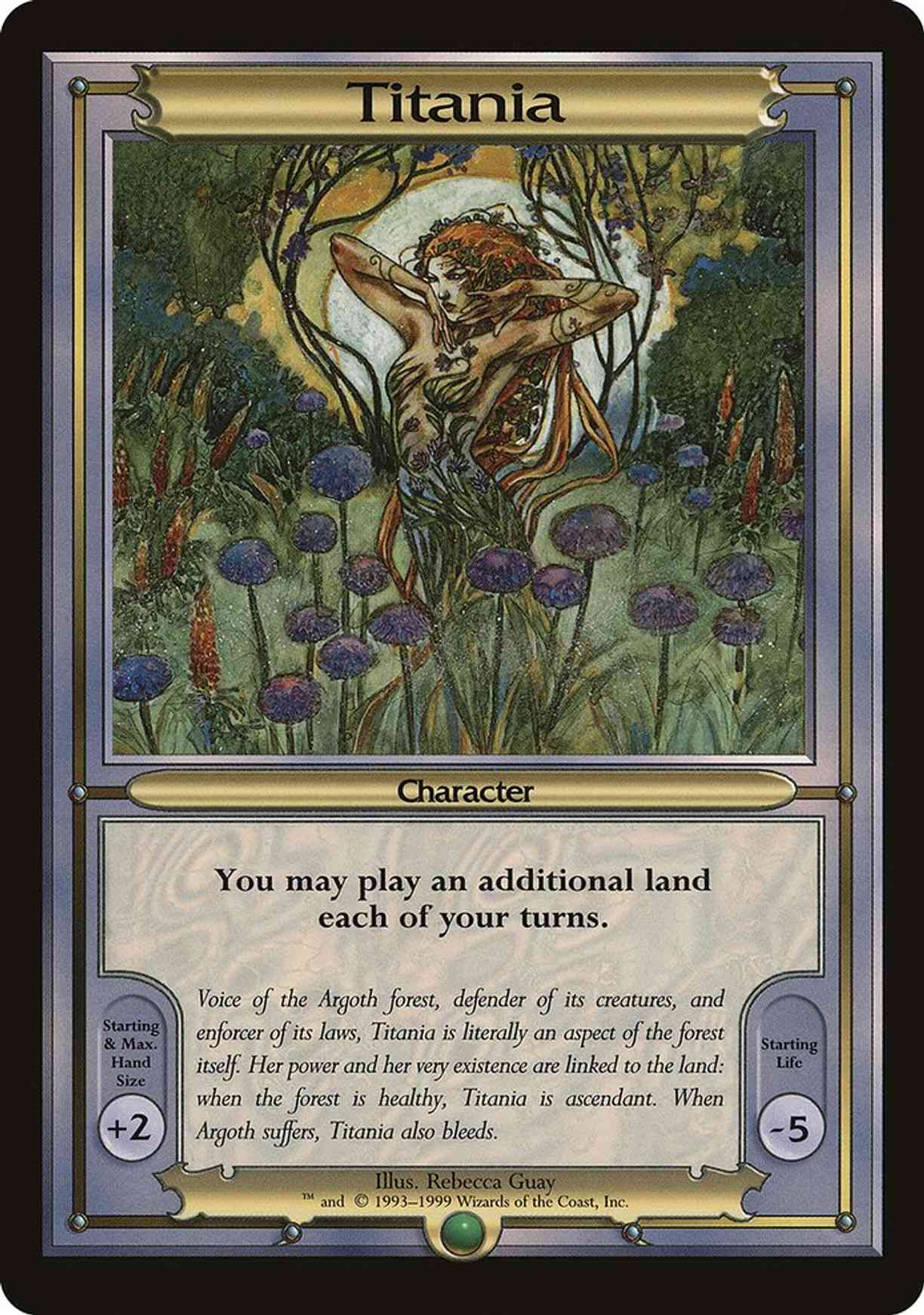Titania (Oversize) magic card front
