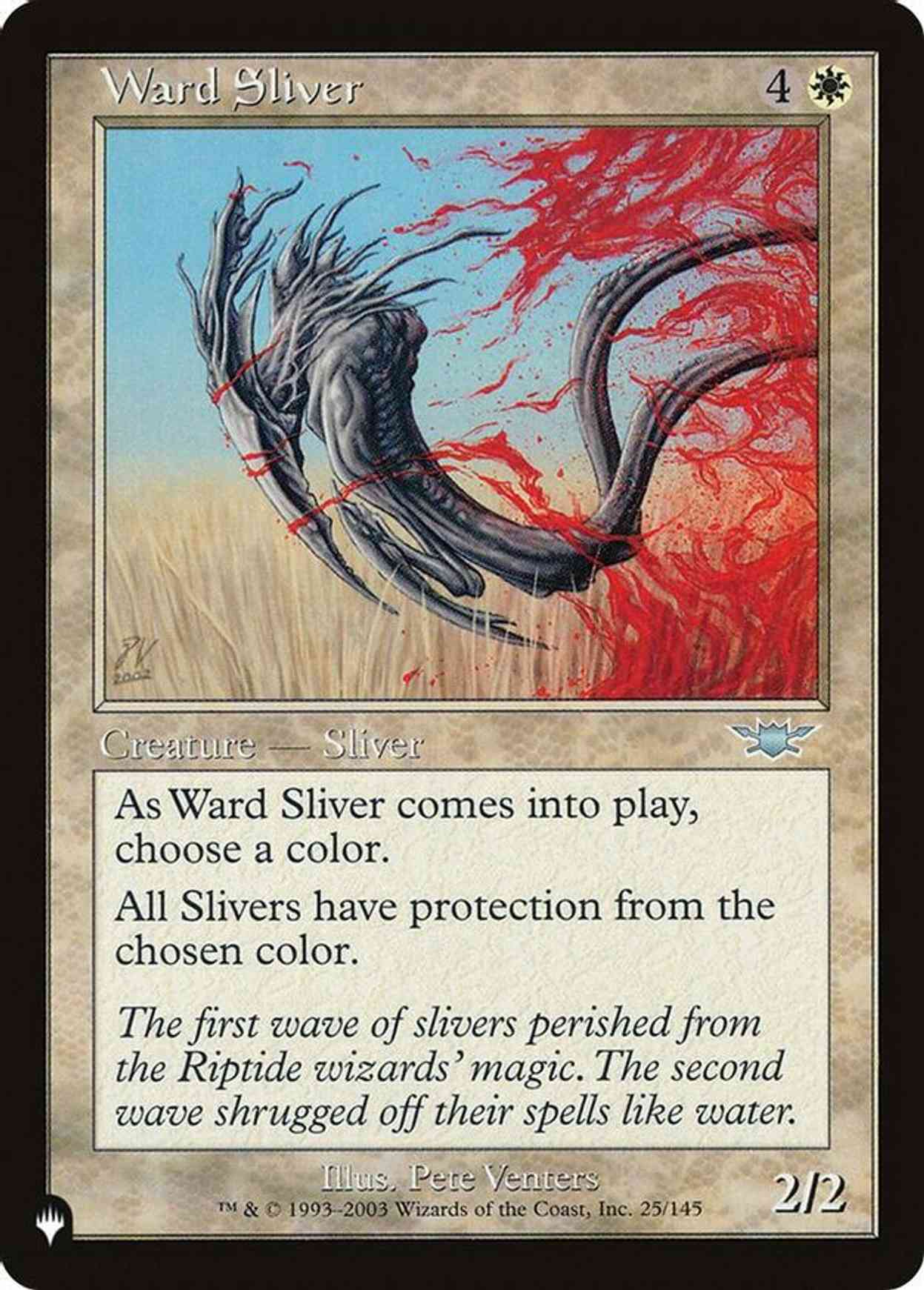 Ward Sliver magic card front