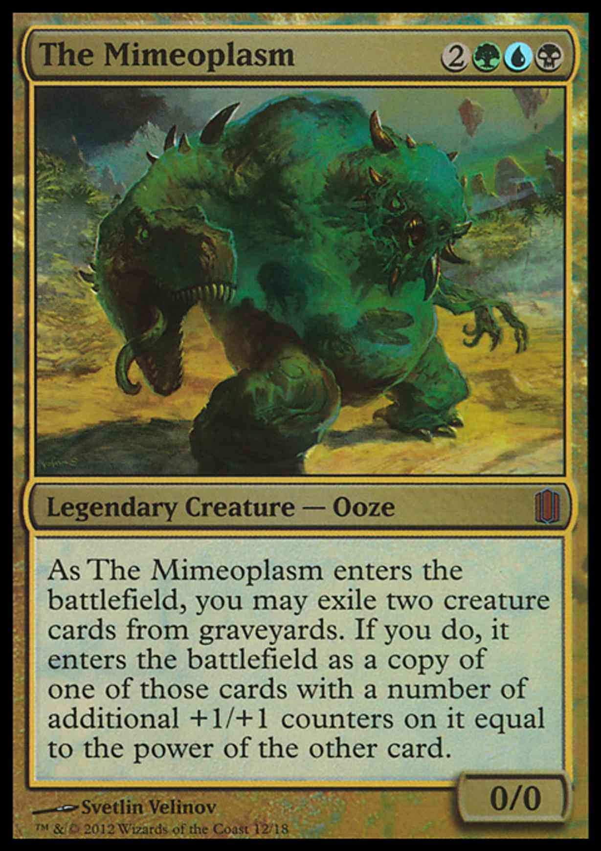 The Mimeoplasm magic card front