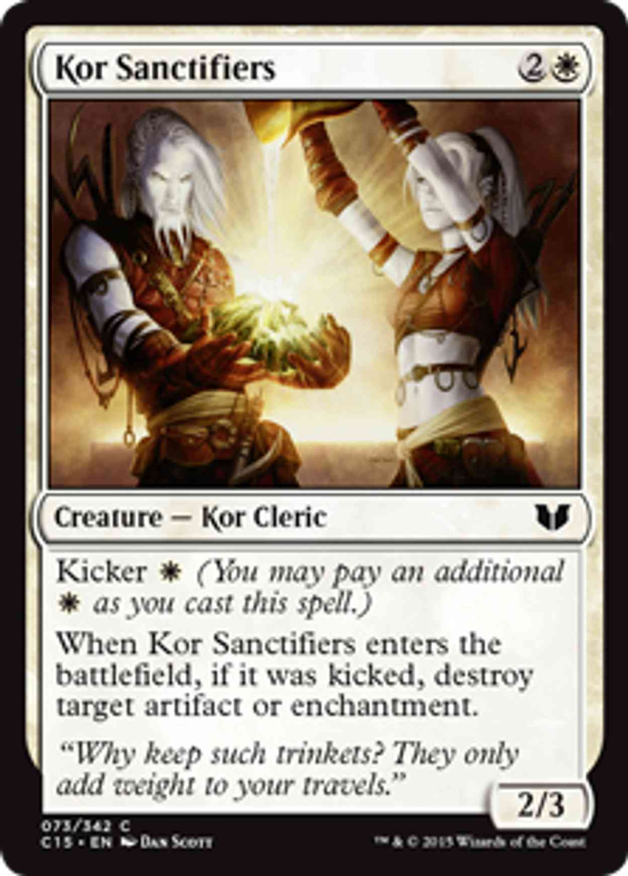 Kor Sanctifiers magic card front