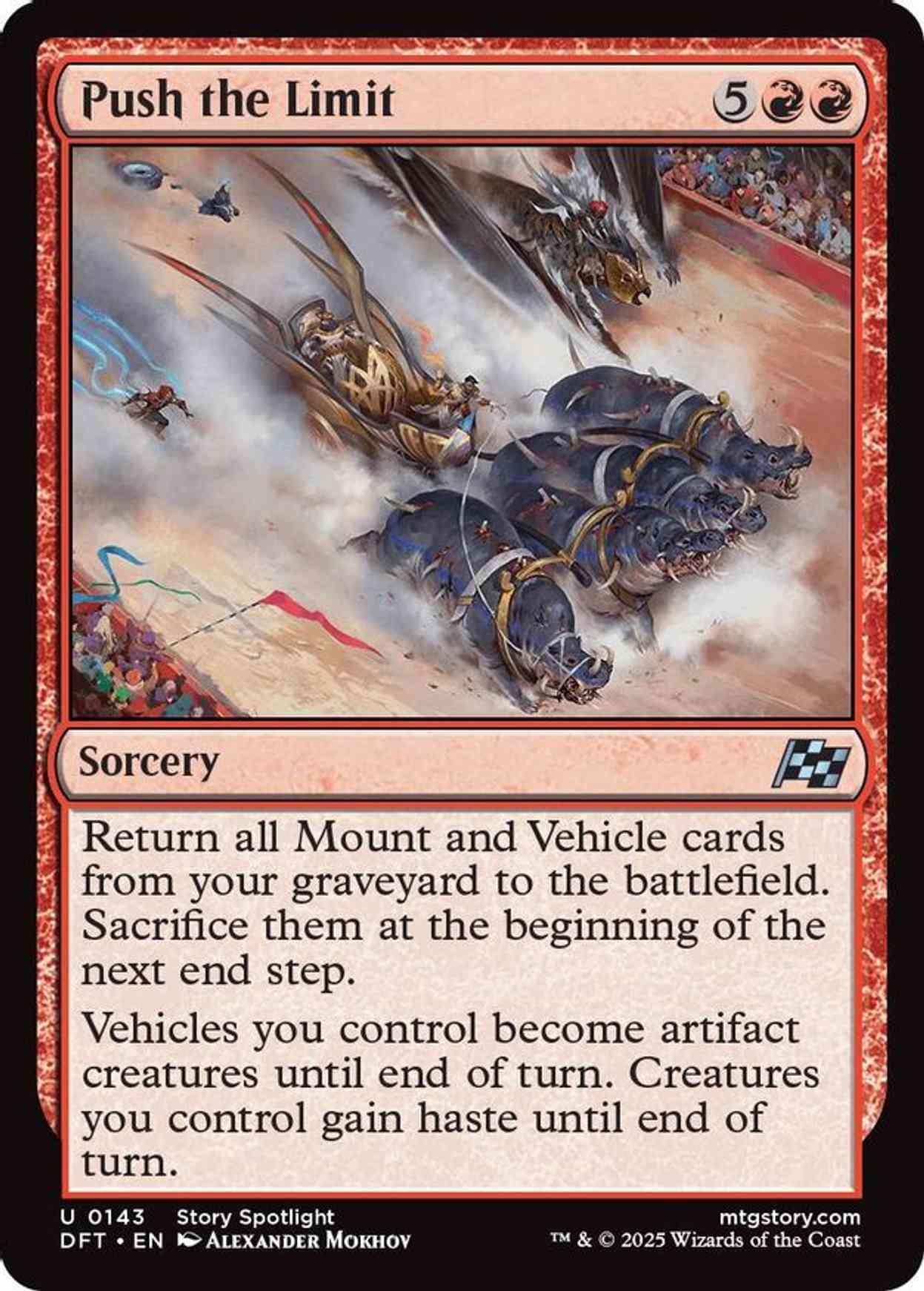 Push the Limit magic card front