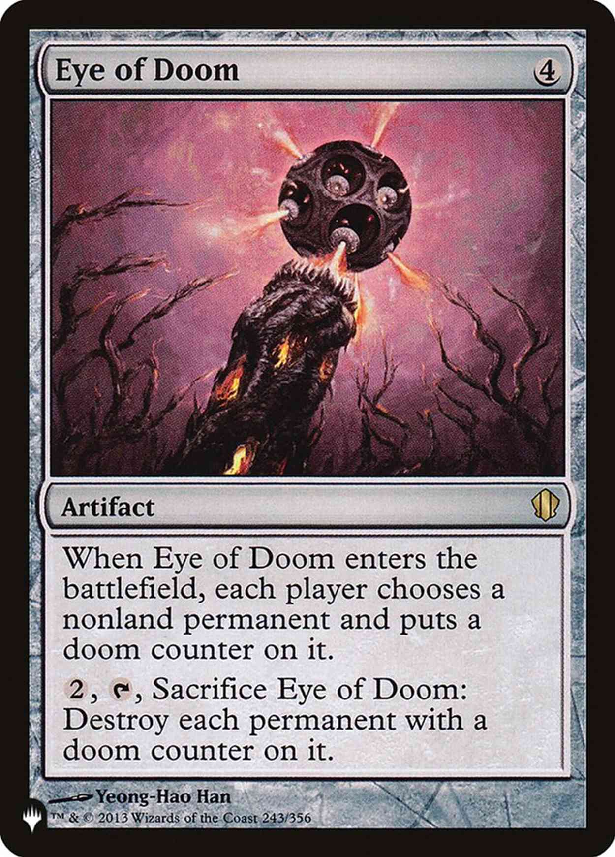 Eye of Doom magic card front