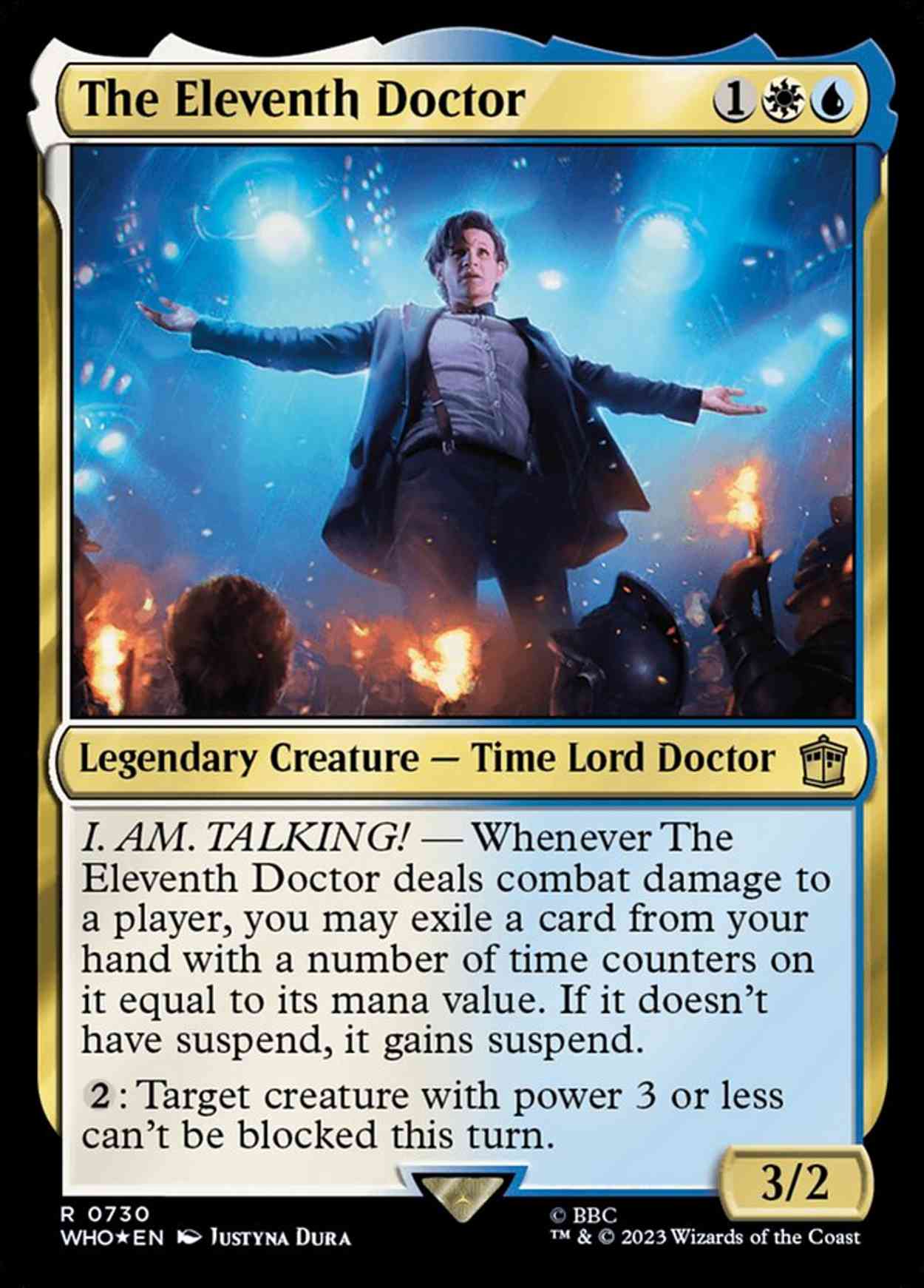 The Eleventh Doctor (Surge Foil) magic card front