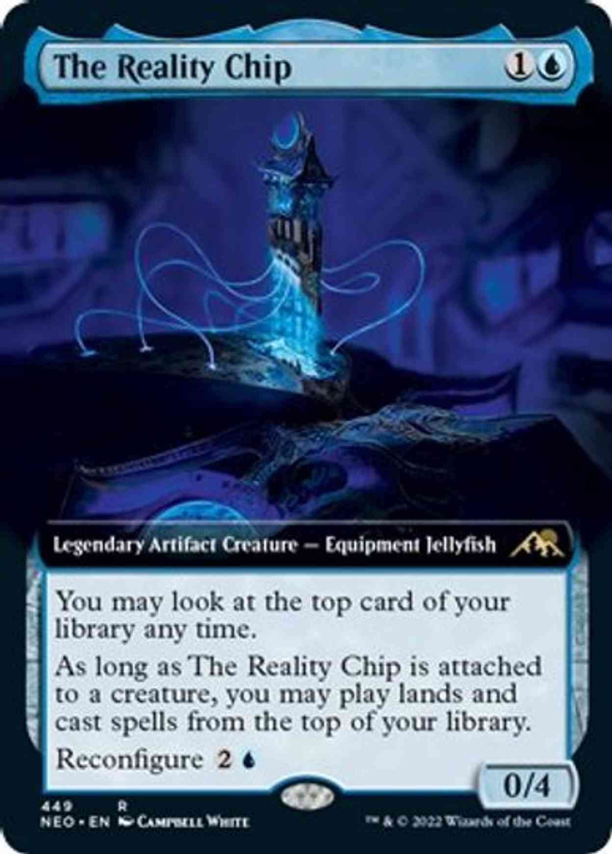 The Reality Chip (Extended Art) magic card front