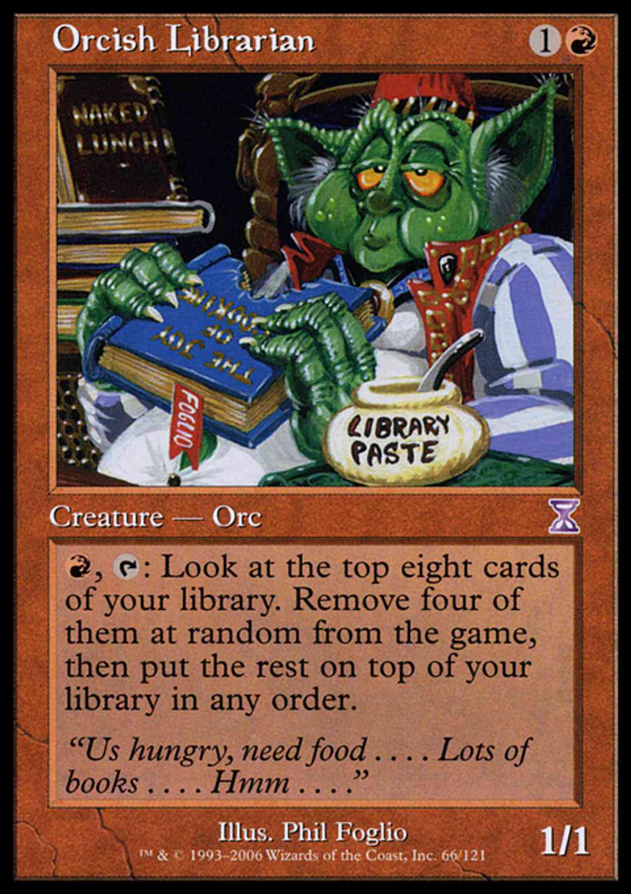Orcish Librarian magic card front