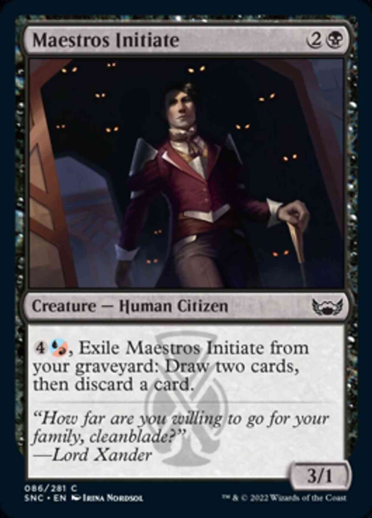 Maestros Initiate magic card front