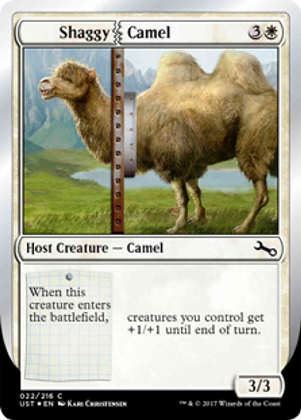 Shaggy Camel magic card front
