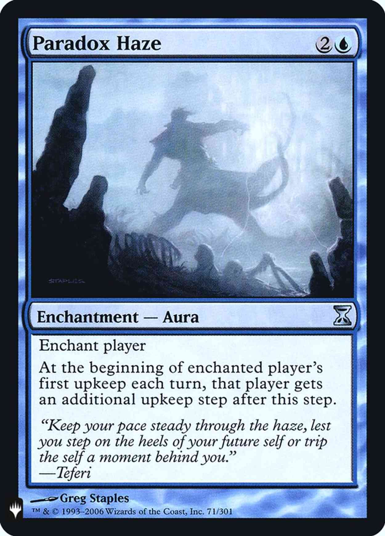 Paradox Haze magic card front