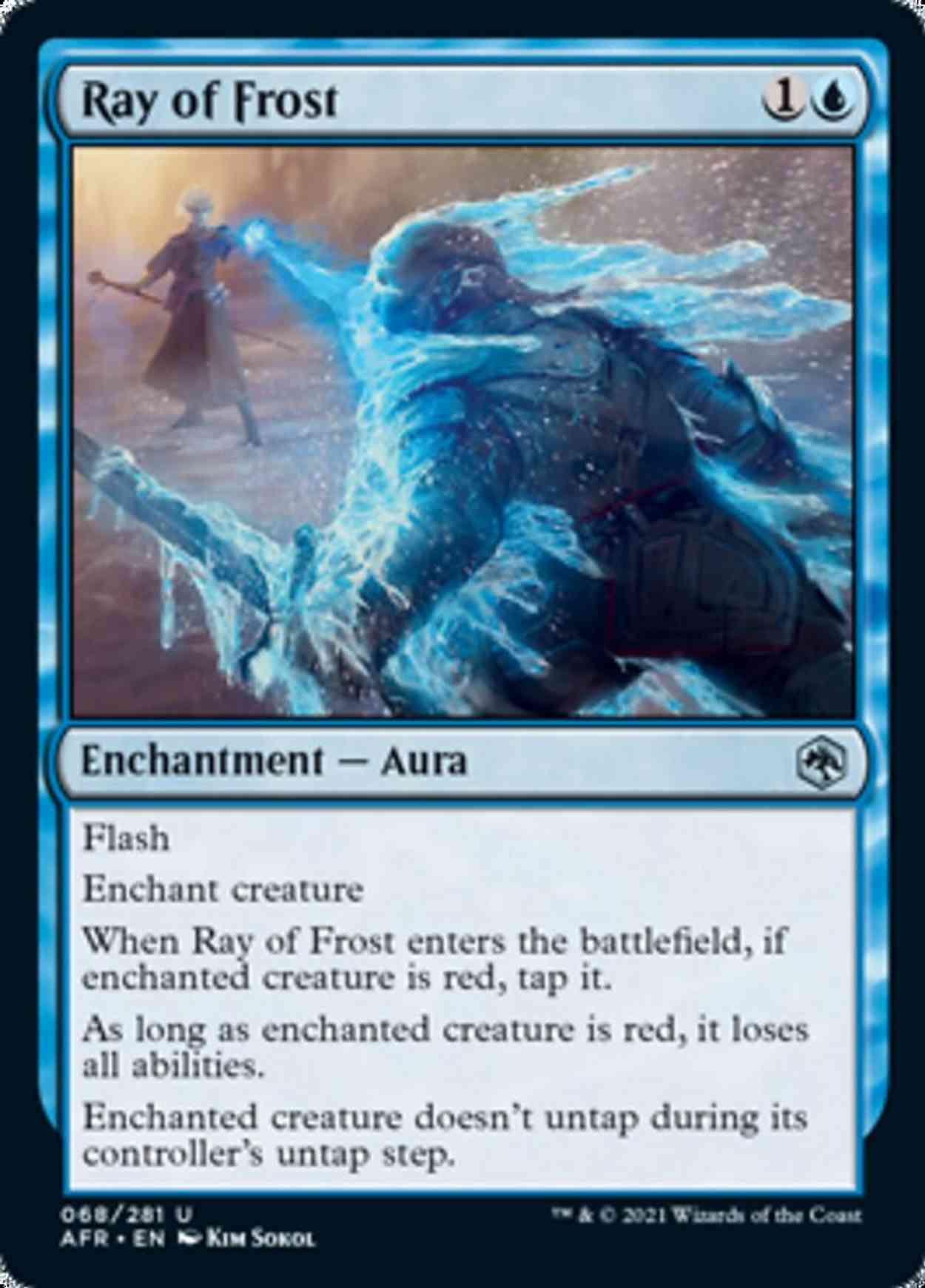 Ray of Frost magic card front
