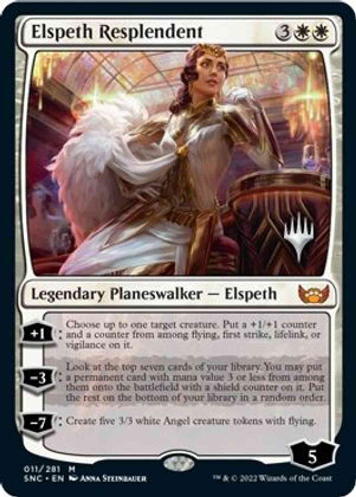 Elspeth Resplendent magic card front