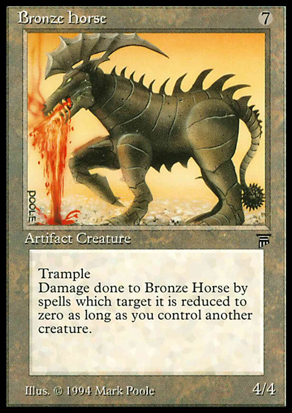 Bronze Horse magic card front