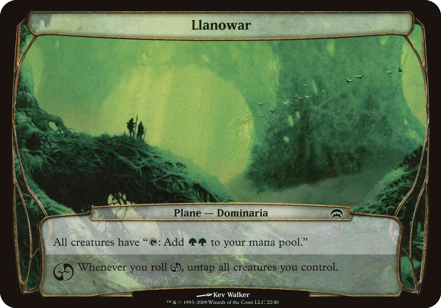 Llanowar (Planechase) magic card front