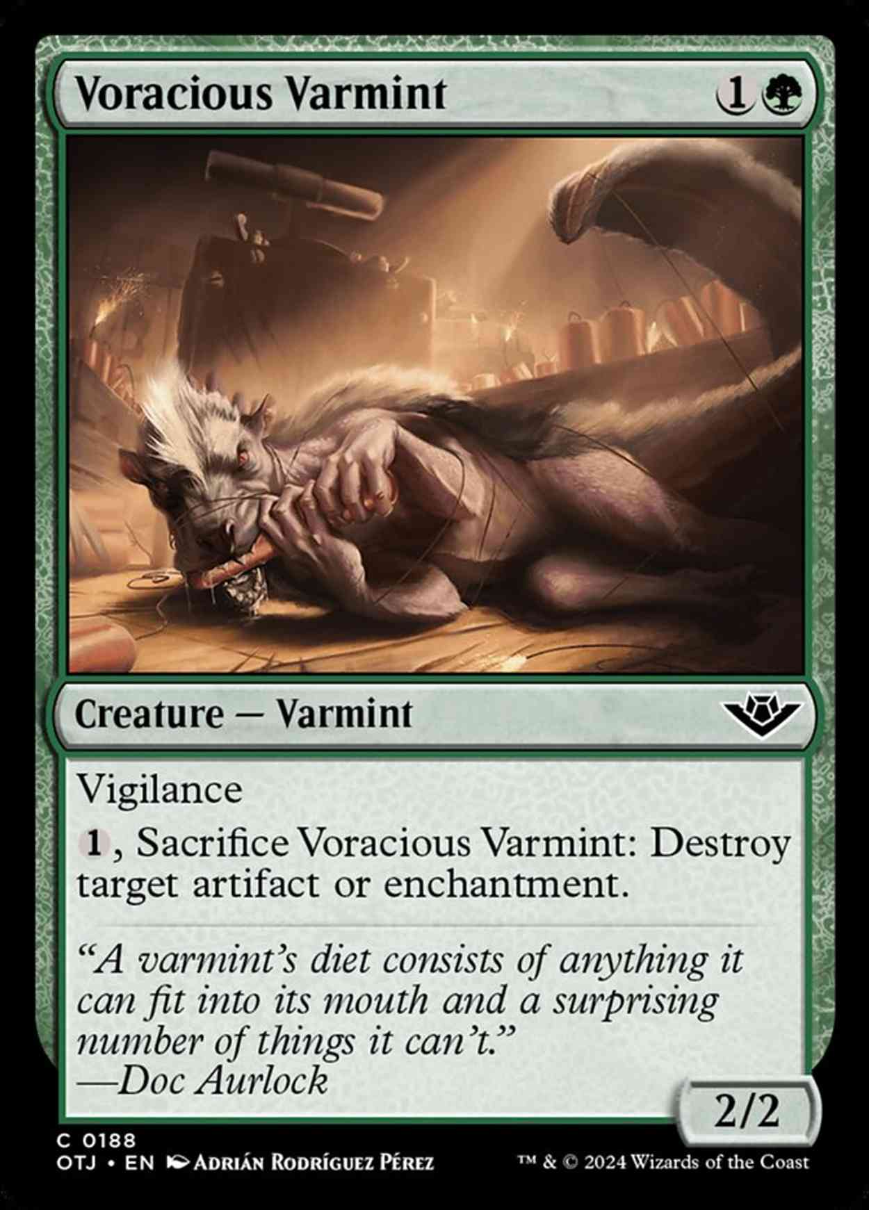 Voracious Varmint Price from mtg Outlaws of Thunder Junction