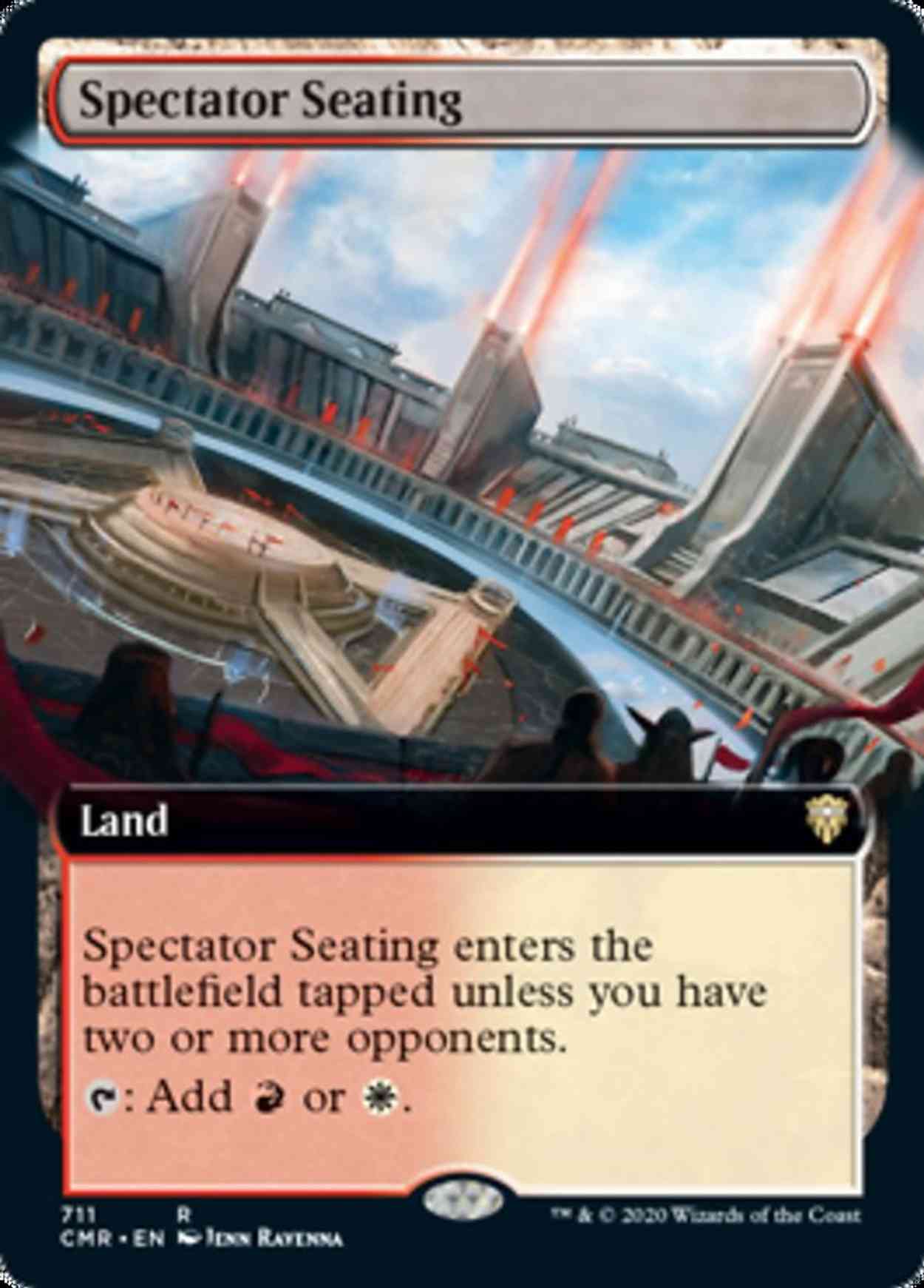 Spectator Seating (Extended Art) magic card front