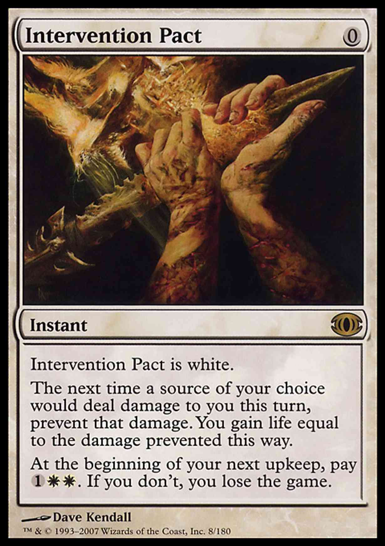 Intervention Pact magic card front