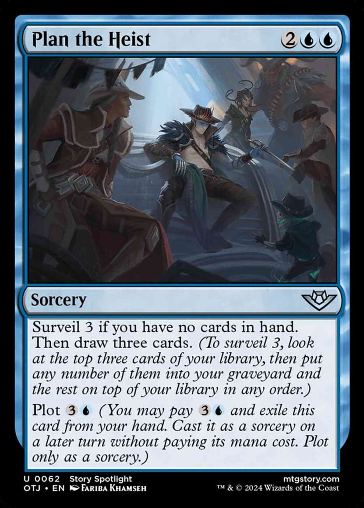 Plan the Heist magic card front