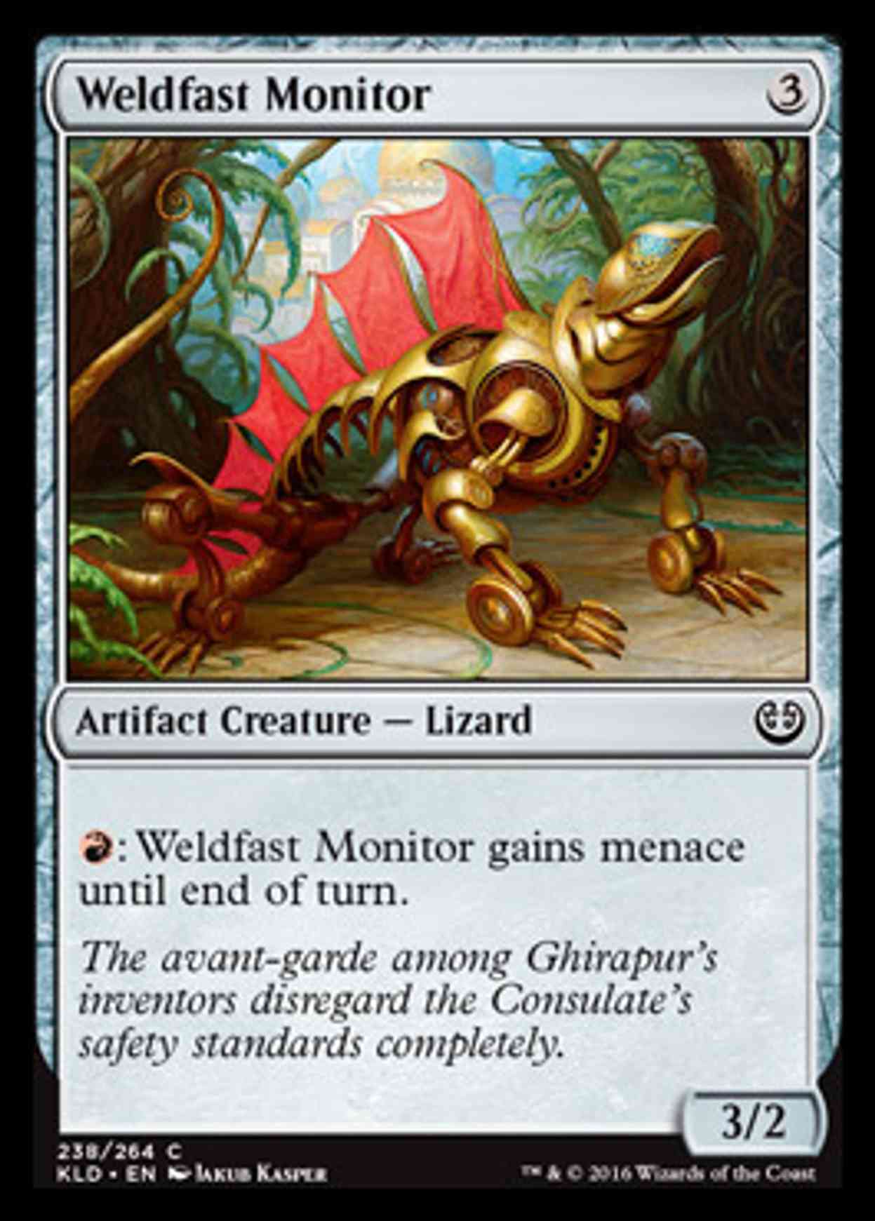 Weldfast Monitor magic card front