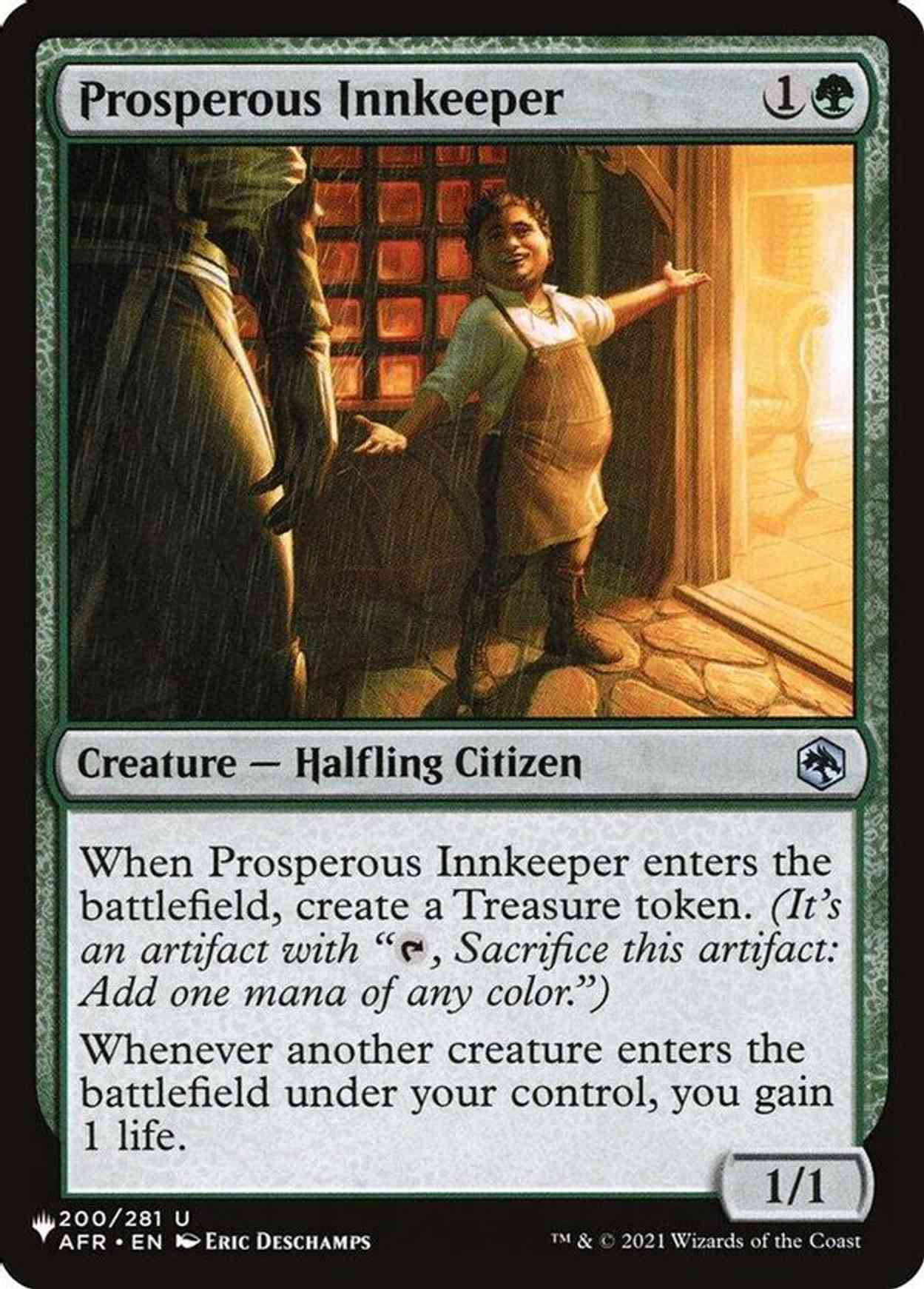 Prosperous Innkeeper magic card front