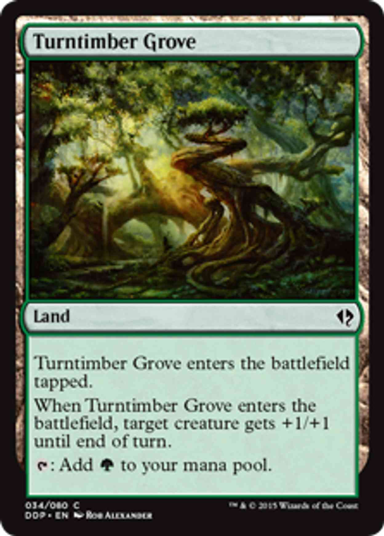 Turntimber Grove magic card front