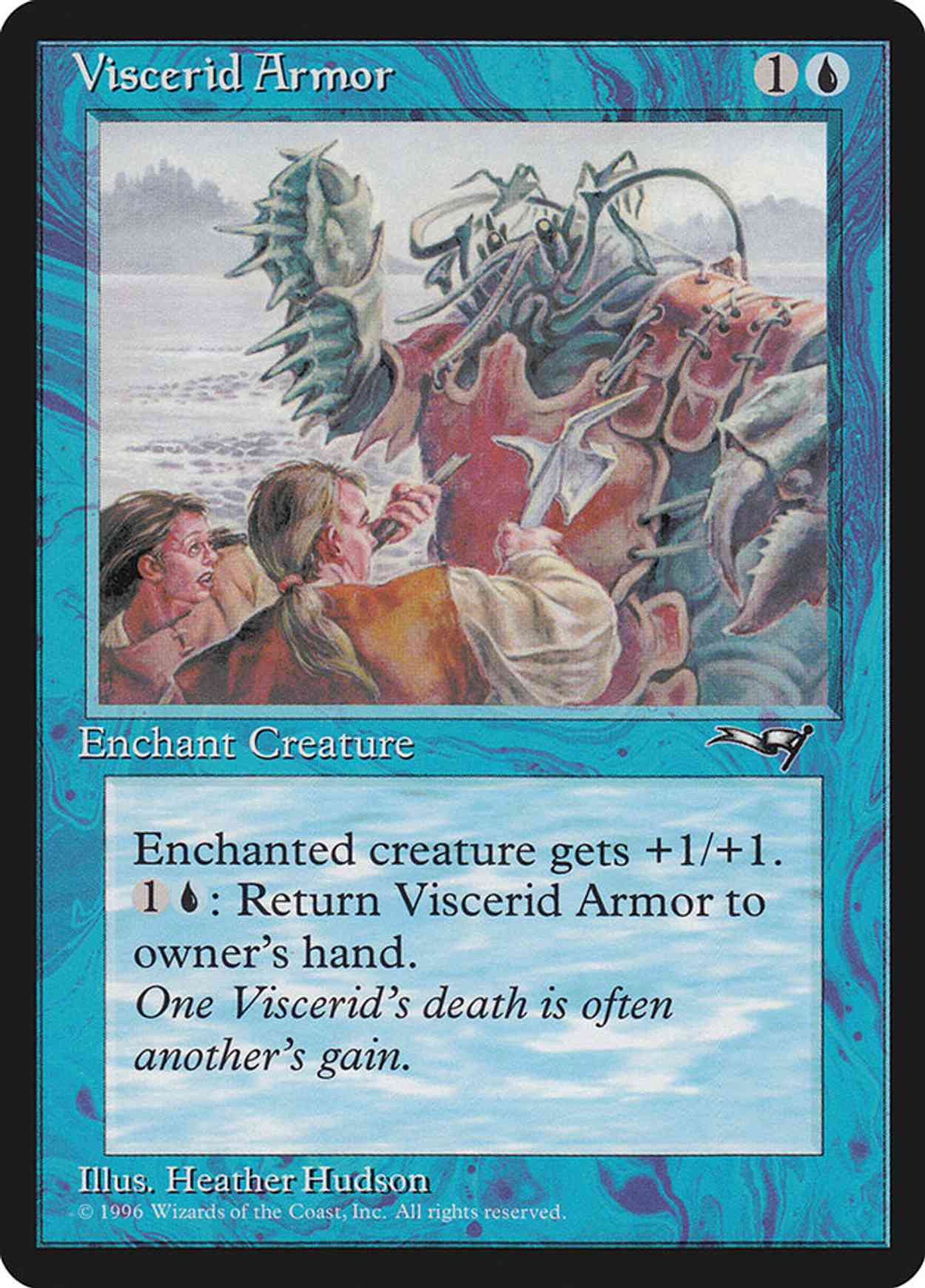 Viscerid Armor magic card front