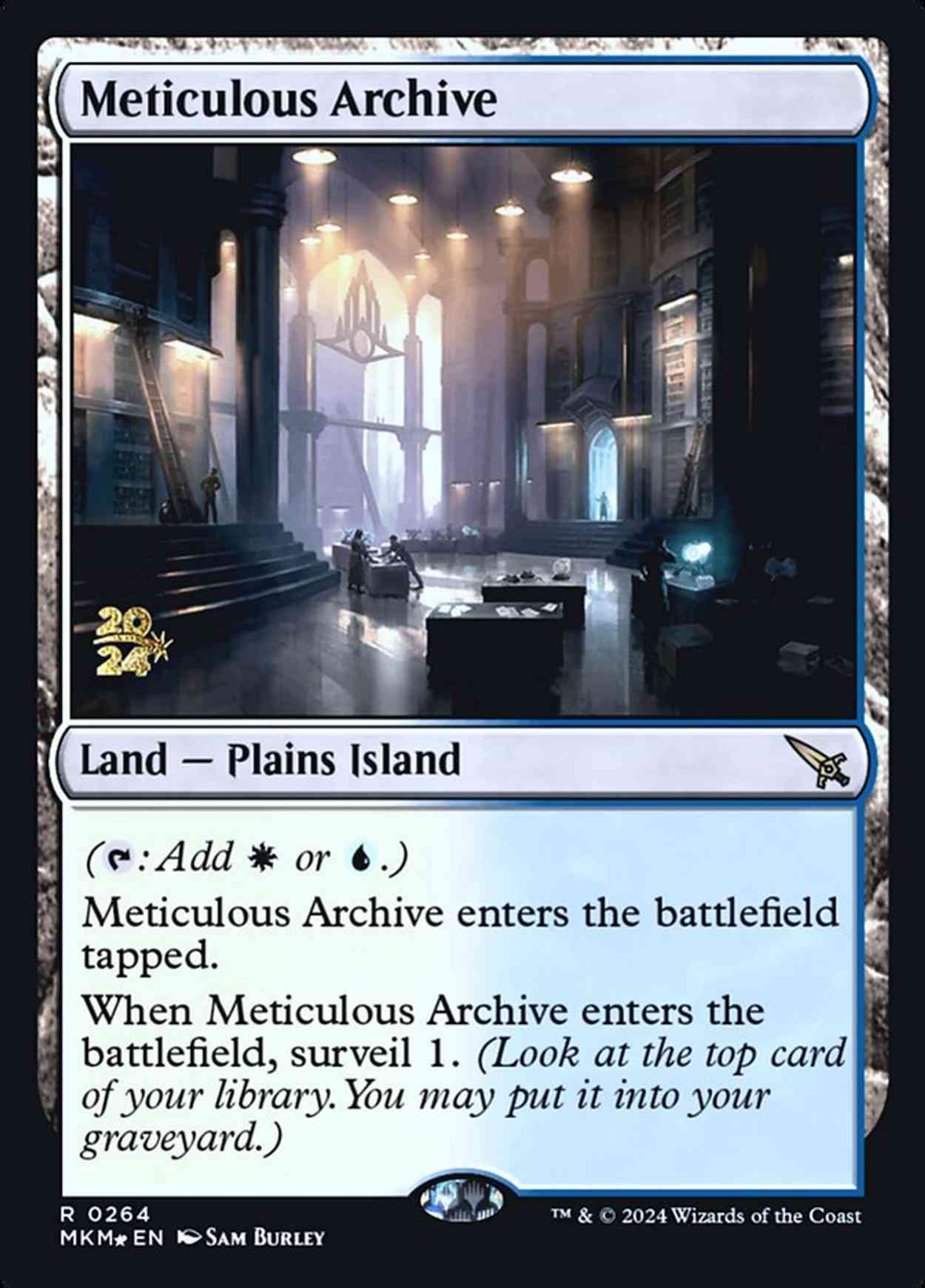 Meticulous Archive magic card front