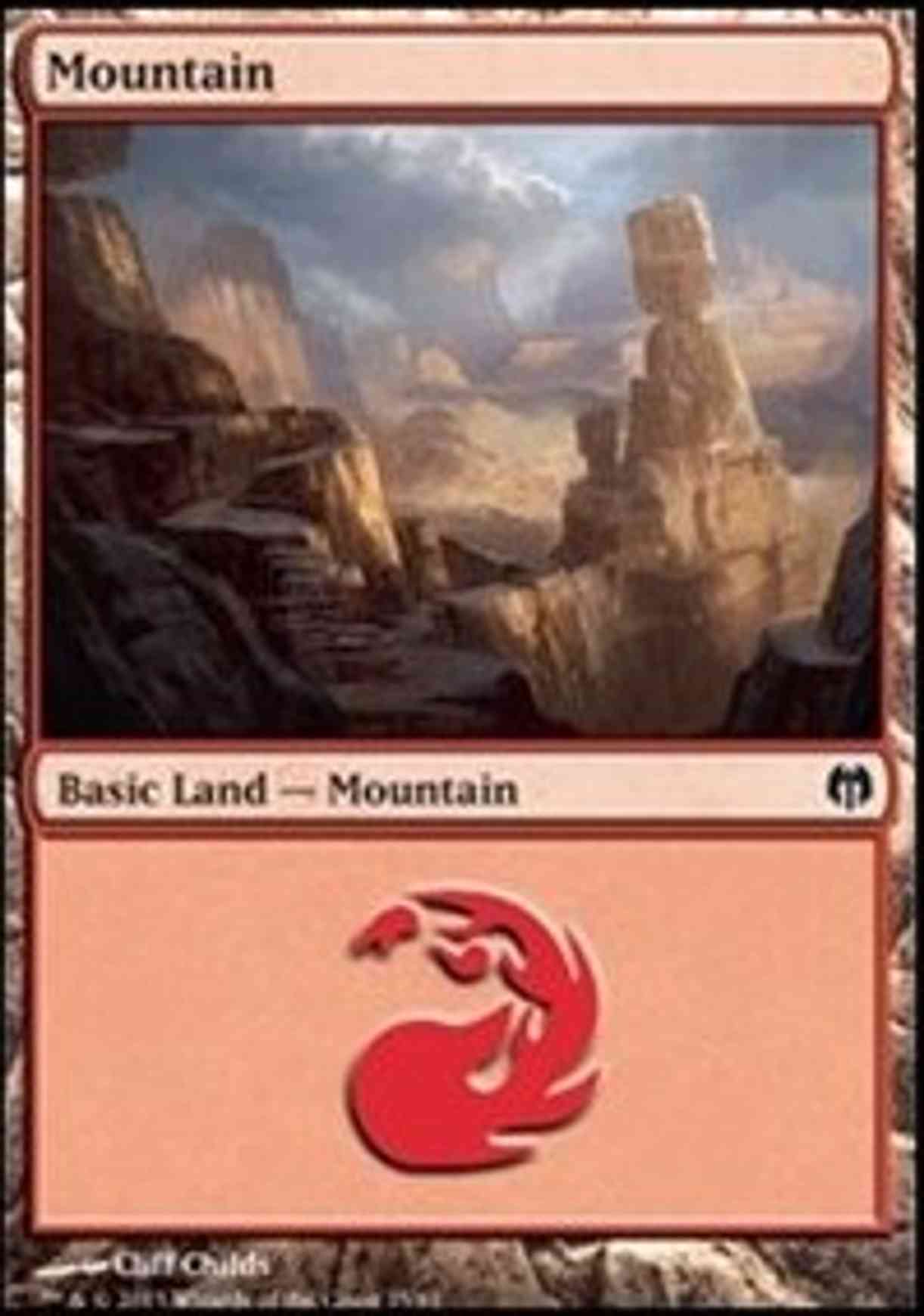 Mountain (35) magic card front