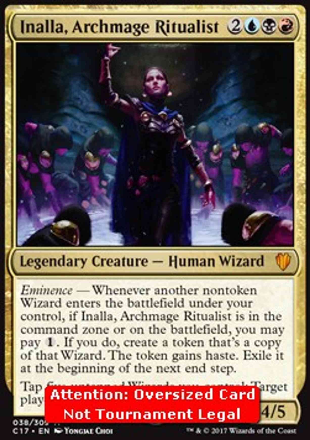 Inalla, Archmage Ritualist (Commander 2017) magic card front