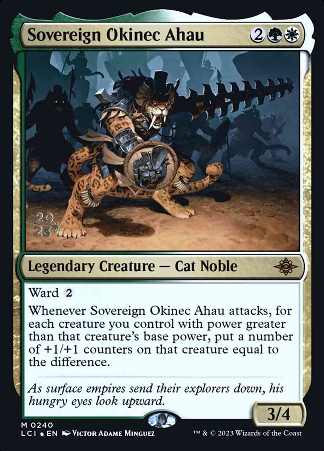 Sovereign Okinec Ahau magic card front