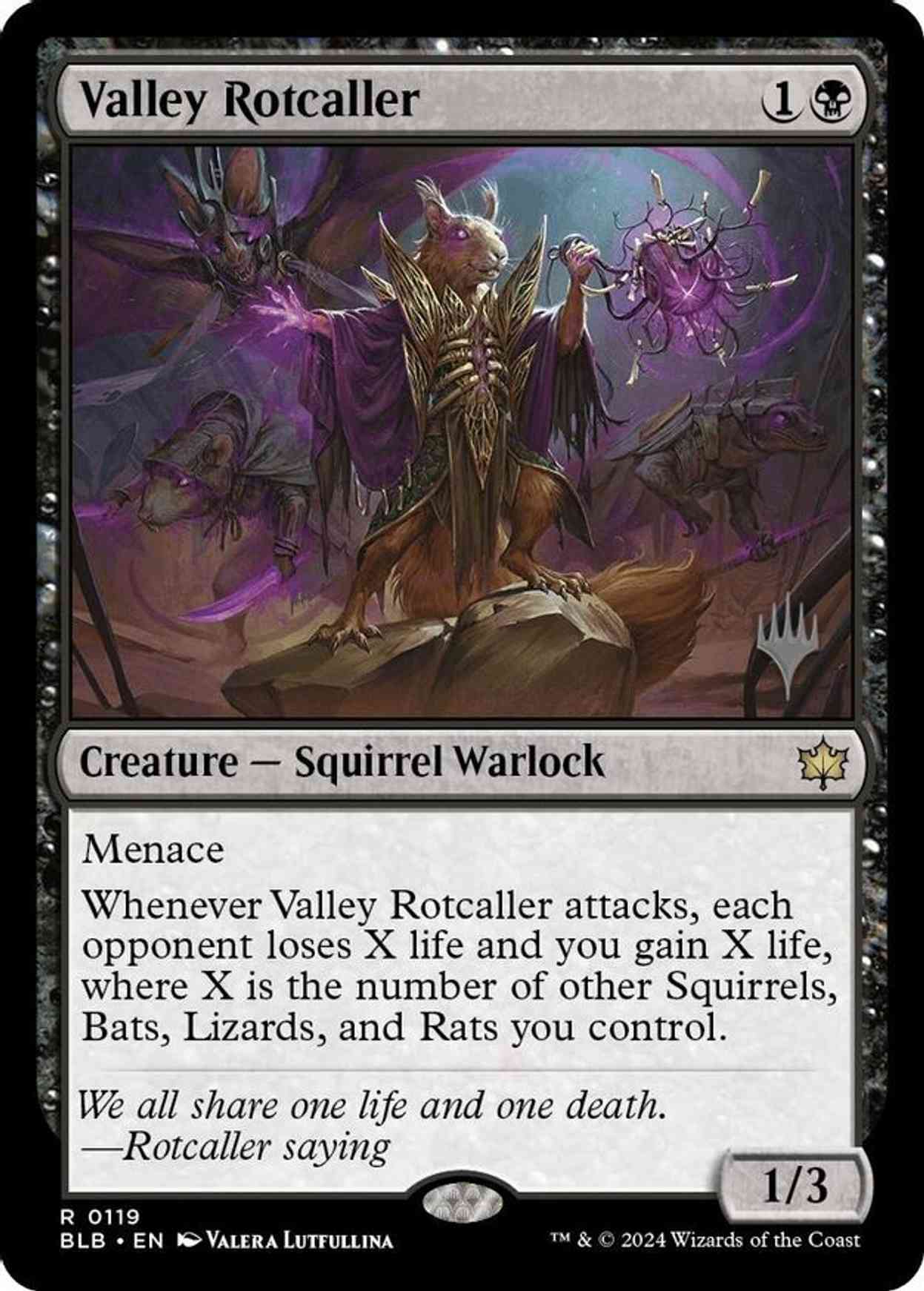 Valley Rotcaller magic card front