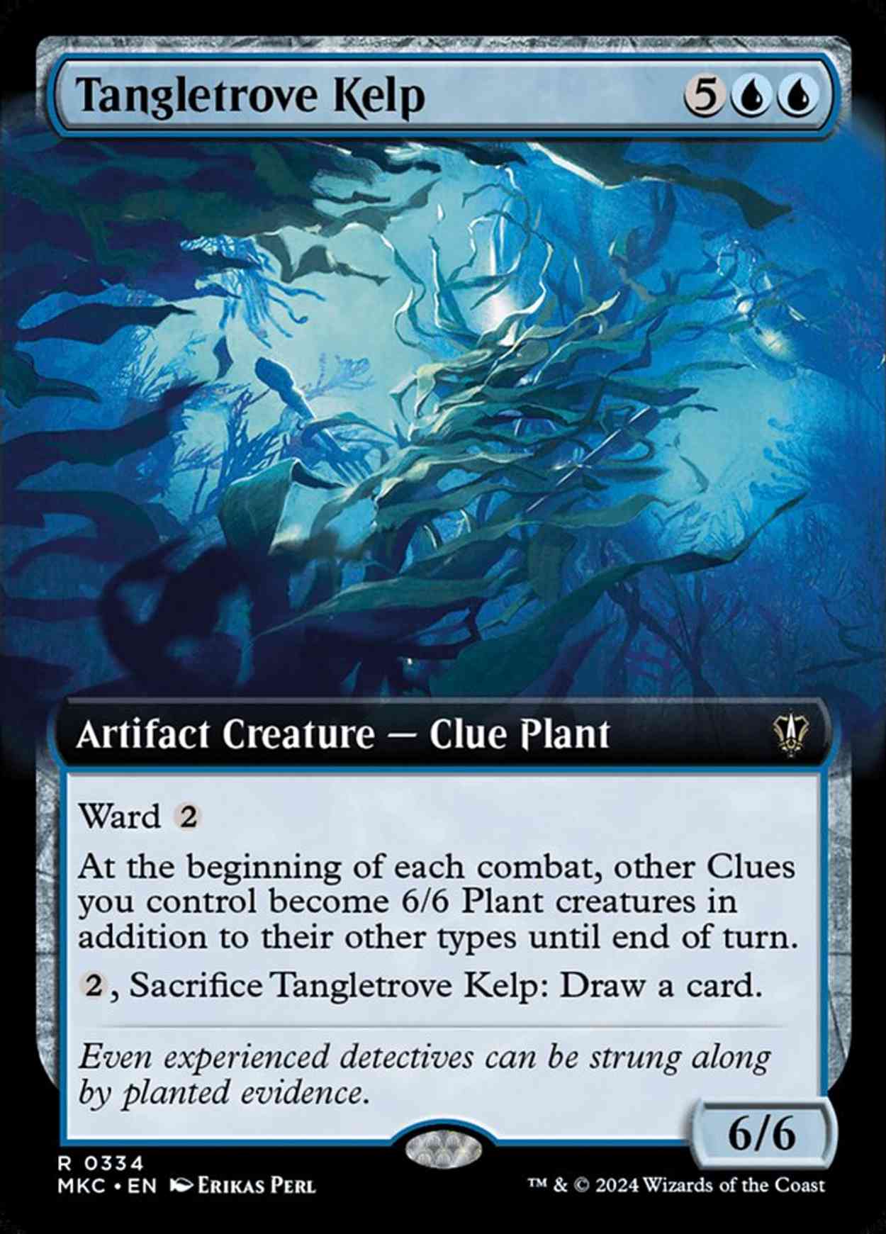 Tangletrove Kelp (Extended Art) magic card front