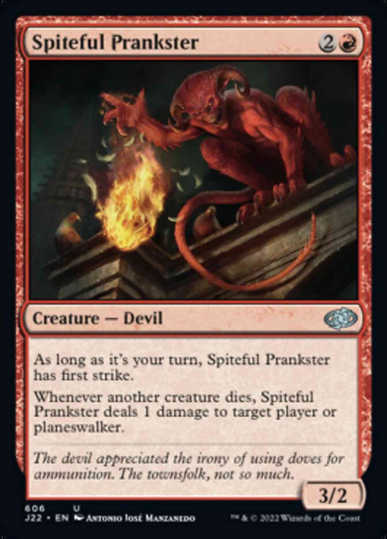 Spiteful Prankster magic card front