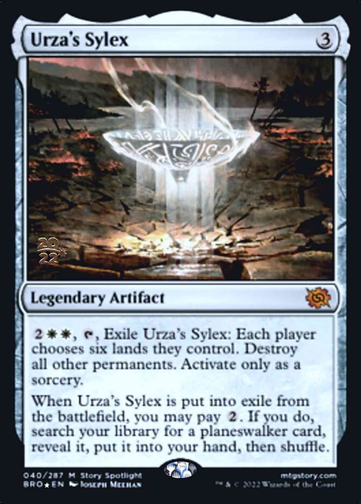 Urza's Sylex magic card front