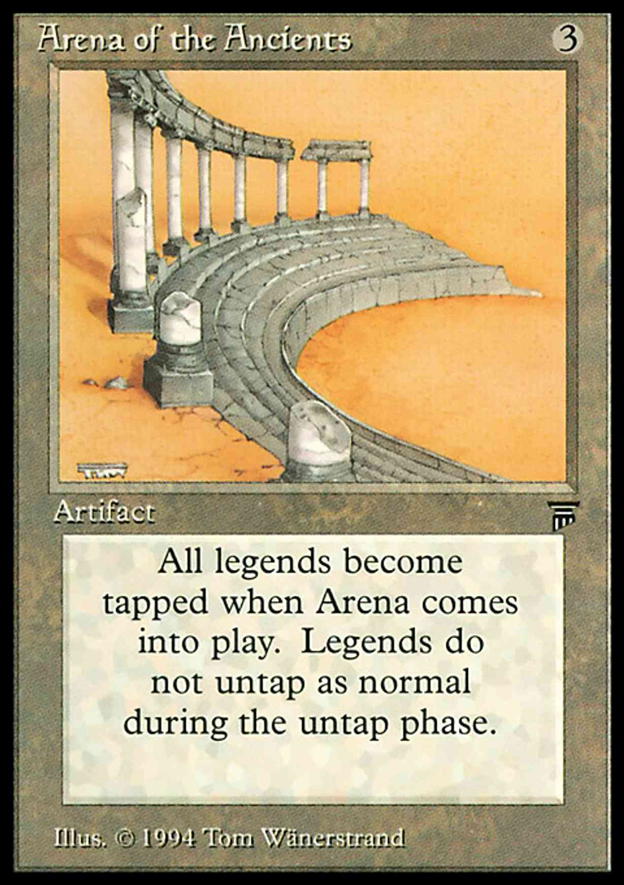 Arena of the Ancients magic card front