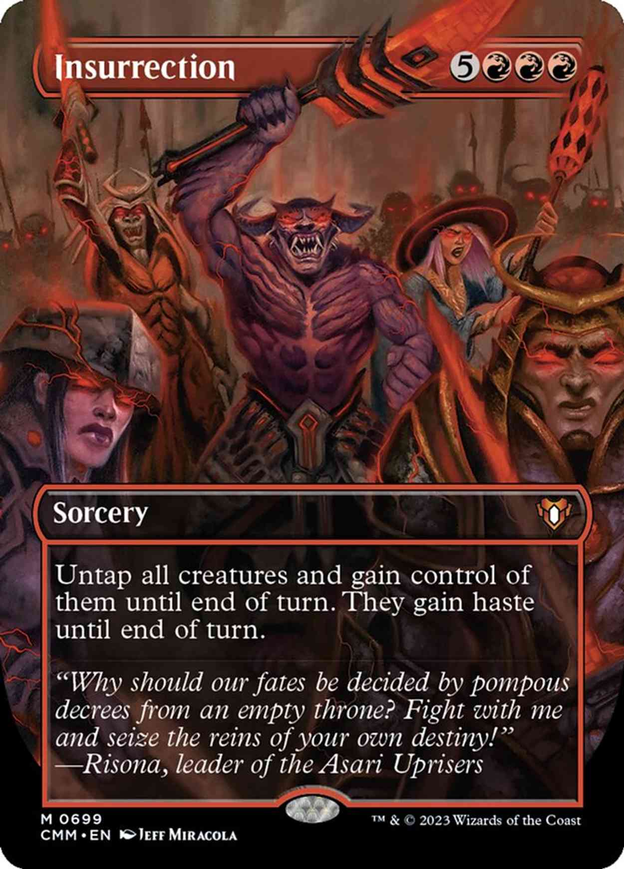 Insurrection (Borderless) magic card front