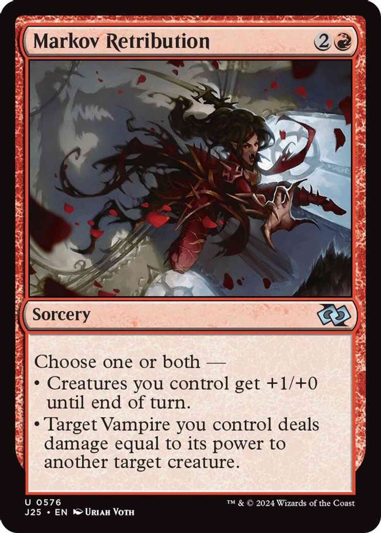 Markov Retribution magic card front