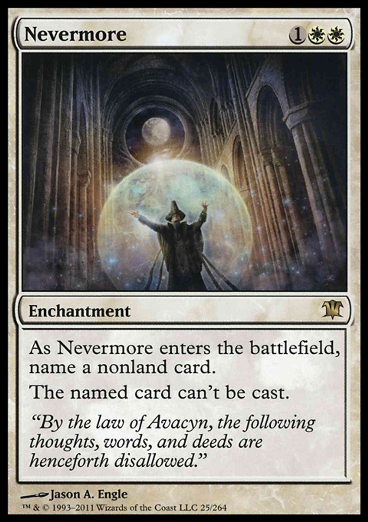 Nevermore magic card front