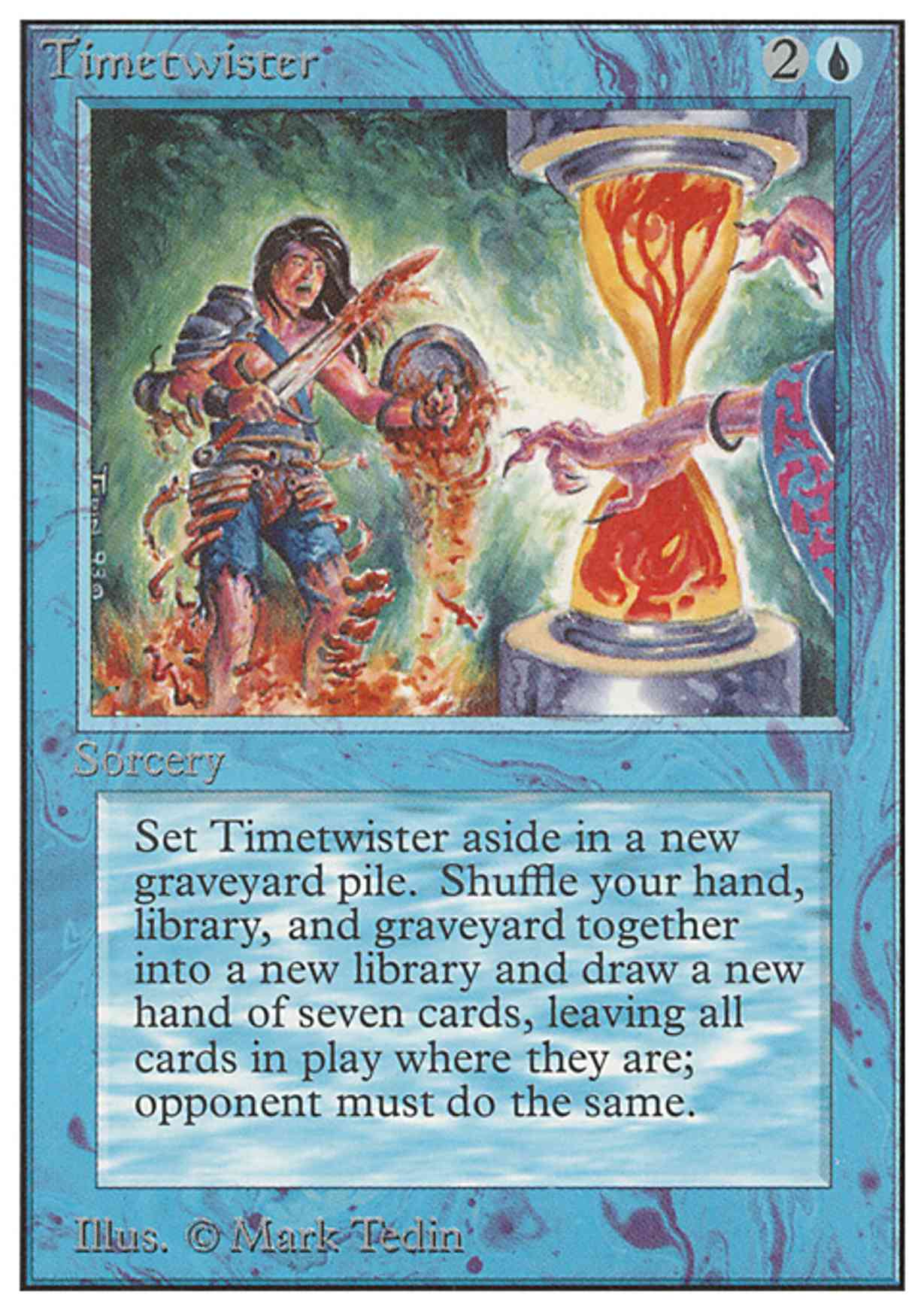 Timetwister magic card front