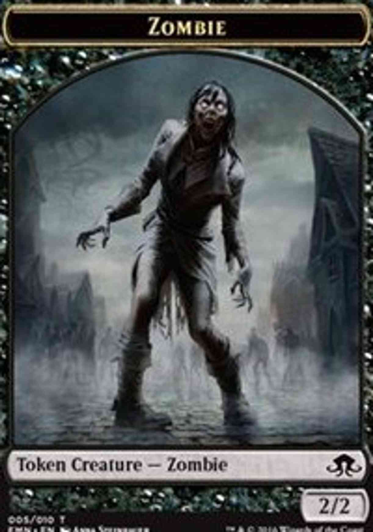 Zombie Token (5) magic card front