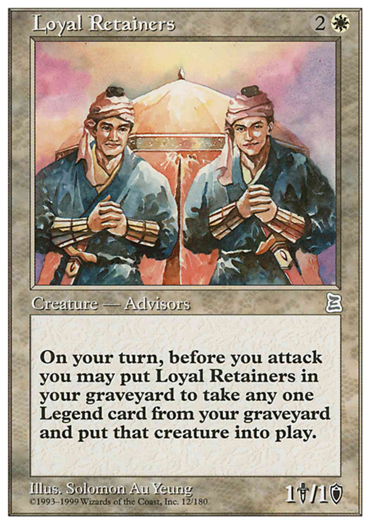 Loyal Retainers magic card front