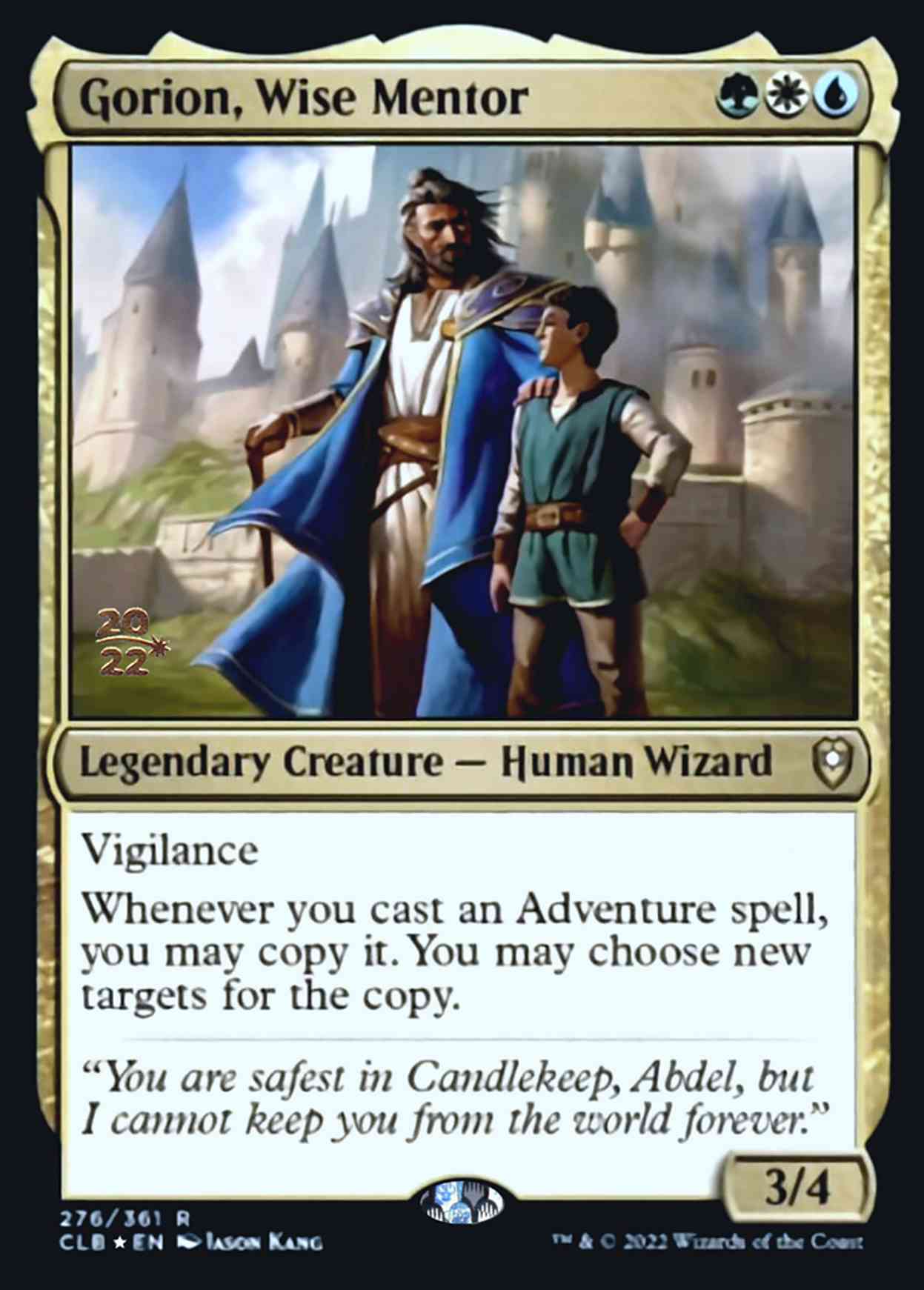 Gorion, Wise Mentor magic card front