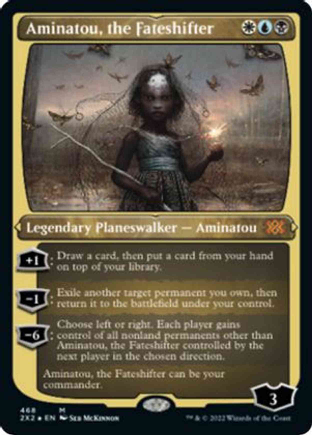Aminatou, the Fateshifter (Foil Etched) magic card front