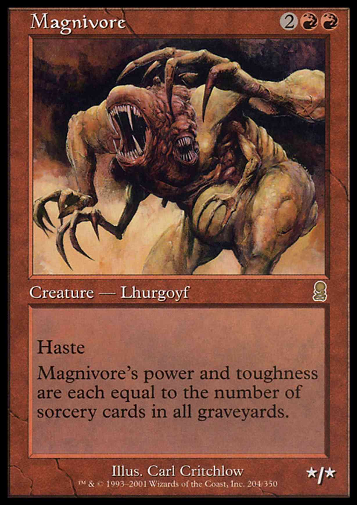 Magnivore magic card front