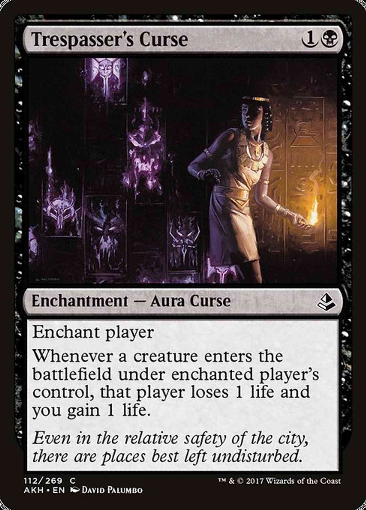 Trespasser's Curse magic card front