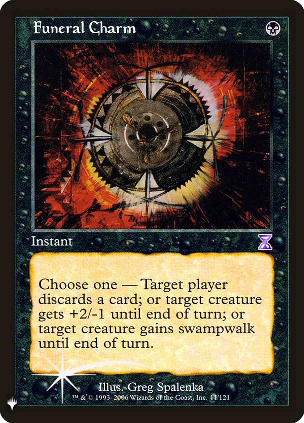 Funeral Charm magic card front