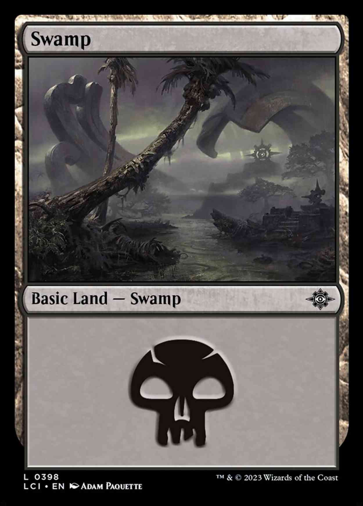 Swamp (0398) magic card front