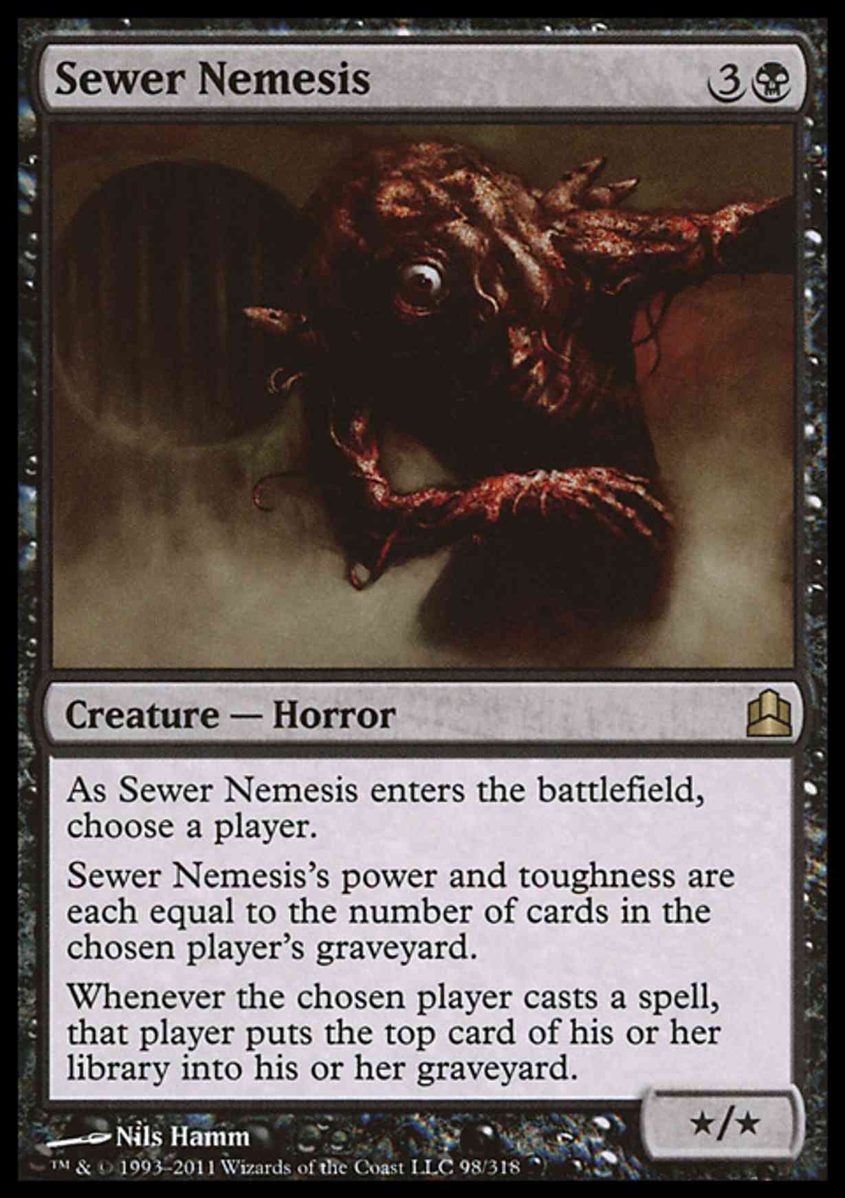 Sewer Nemesis magic card front